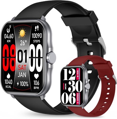 Умные часы TOTULIFE STORM V с функцией звонков по Bluetooth — серые 1000013728