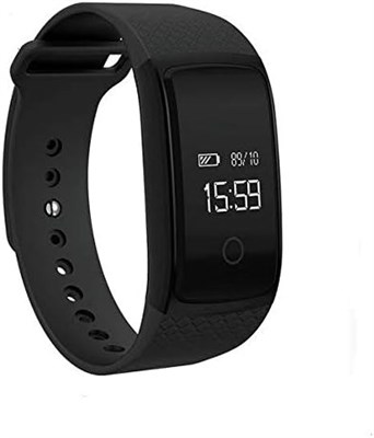 Резиновый ремешок для смарт-часов SKEIDO для Android и iOS, черный - A09 1000013853