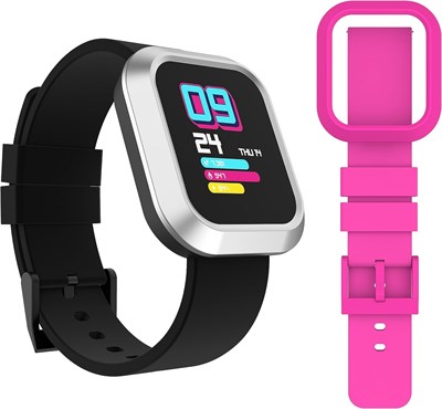 Многофункциональные умные часы iTouch TF415A-B02 унисекс, серебристо-черный 1000013857