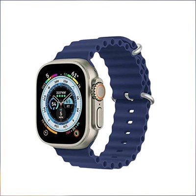 Смарт-часы iCruze Pronto Max Plus с функцией звонков по Bluetooth, 2,01-дюймовым HD-дисплеем Full Touch, несколькими спортивными режимами, водонепроницаемостью IP67, функцией отслеживания пульса и сна, синие 1000013866