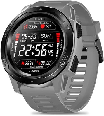 Умные часы Volwco Zeblaze VIBE 5 с круглым экраном 1,3 дюйма, пульсометром, монитором сна, спортивным браслетом, фитнес-трекером, для мужчин, смартфонов iOS и Android 1000013949