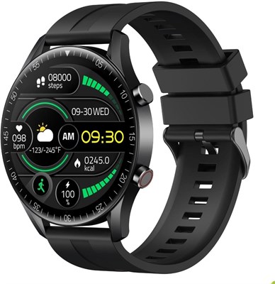 Умные часы Evolt Aura 46 мм с экраном IPS, защитой IP67, настраиваемым циферблатом и корпусом из нержавеющей стали, многофункциональными функциями через приложение Evolt Gadgets, доступное в Appstore и Playstore 1000013976