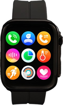 Смарт-часы 1,98 дюйма для мужчин и женщин, более 100 спортивных режимов, фитнес-трекер с пульсометром, SpO2, АД, монитором сна, счётчиком шагов и калорий, водонепроницаемые смарт-часы для Android и iOS, 2 ремешка в комплекте 1000013980