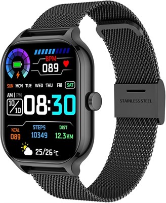 Умные часы AnnuoYi с функцией Bluetooth-звонков, водонепроницаемый фитнес-трекер IP67, 59 спортивных режимов, пульсометр, сенсорный экран, совместимы с Apple iOS и Android 1000013996