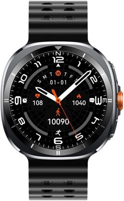 Смарт-часы IQ TOUCH ACTIVE S9, дисплей Super Retina AMOLED 1,43 дюйма, беспроводные звонки, водонепроницаемость IP68, 7-дневный аккумулятор, более 100 спортивных режимов, круглосуточное отслеживание здоровья, оправа из цинкового сплава, черный цвет 1000014052