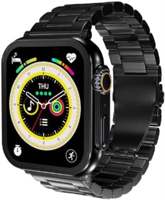 Смарт-часы iCruze Pronto Max Plus с функцией звонков по Bluetooth, 2,01-дюймовым HD-дисплеем Full Touch, несколькими спортивными режимами, водонепроницаемостью IP67, функцией отслеживания пульса и сна, металлическим ремешком черного цвета 1000014053