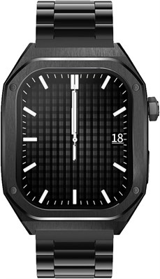 Maxcom FW65 Iron S — мужские ювелирные смарт-часы — BijouWatch® — 1,95-дюймовый AMOLED-экран — 2,5D-стекло — функция вызова — IP68 — спортивный трекер — 2 ремешка (черный) 1000014087