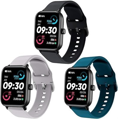 Умные часы — дисплей 1,83 дюйма, звонки по Bluetooth, аккумулятор на 15 дней, водонепроницаемость IP68, более 123 спортивных режимов, датчики SpO2/HR/монитор сна, оповещения о молитвах, совместимые с Android iOS (черный) 1000014155