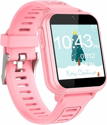 Умные часы SUKILO для детей с 16 развивающими играми, шагомером, камерой, селфи, видеорегистратором, музыкальным плеером, калькулятором, календарем, будильником, несколькими обоями, подарок для мальчиков и девочек в возрасте от 4 до 10 лет 1000014165