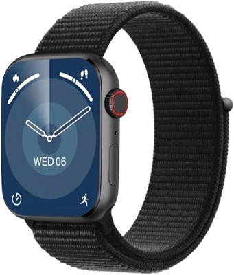 Умные часы Next Store Active SE с полноразмерным квадратным дисплеем, аккумулятором 250 мА·ч, несколькими функциями NFC, водонепроницаемые, функцией Bluetooth-вызовов, пульсометром, беспроводной зарядкой и режимом прикроватной лампы (черные) 1000014239