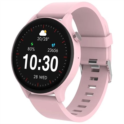 Смарт-часы Essential Pulse с HD-дисплеем 1,38 дюйма, Bluetooth-звонками, фитнес-трекером, пульсометром, спортивными режимами, водонепроницаемым корпусом и длительным временем автономной работы для мужчин и женщин (розовый) 1000014256