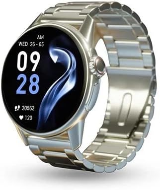 Смарт-часы iCruze Pronto Vista с функцией Bluetooth-звонков – 1,5-дюймовый ЖК-дисплей, водонепроницаемость IP67, более 200 циферблатов, время работы аккумулятора 5–7 дней в режиме ожидания – сталь 1000014309 - фото 558170