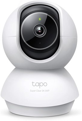 Внутренняя камера видеонаблюдения Tapo 3K 5MP с функцией наблюдения за детьми, камерой для домашних животных с функцией интеллектуального отслеживания движения, панорамированием/наклоном на 360°, ИК-подсветкой для обеспечения безопасности дома, работает с 1000014401 - фото 558580