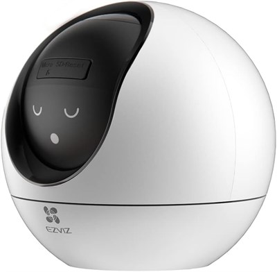 Камера видеонаблюдения EZVIZ C6 с Wi-Fi, разрешением 2K+ для помещений, функцией обнаружения людей, домашних животных и звука на базе искусственного интеллекта, ночным видением, функцией отслеживания с автоматическим зумом, двусторонней аудиосвязью и вызо 1000014504 - фото 559065