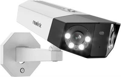 Система видеонаблюдения Reolink 4K Duo 2 PoE | Домашняя уличная IP-камера с углом обзора 180 градусов | Отсутствие слепых зон | Обнаружение людей, транспортных средств и домашних животных | Цветное ночное видение | Двусторонняя связь | Карта памяти microS 1000014515 - фото 559119