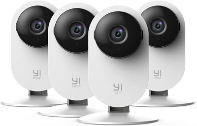 Камера видеонаблюдения YI 4PCS, домашний радионяня, умная беспроводная IP-камера с разрешением 1080p, Wi-Fi, ночным видением, двусторонней аудиосвязью, датчиком движения, приложением для телефона, камера для домашних животных, кошек и собак, работает с Al 1000014534 - фото 559205