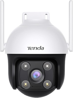 Умная наружная IP-камера Tenda Smart WiFi 2.5k 4MP, PTZ-камера безопасности с функцией обнаружения людей/транспортных средств, звуковым и световым оповещением, всепогодная защита IP66, полноцветное ночное видение на расстоянии 30 м, двусторонняя аудиосвяз 1000014537 - фото 559220