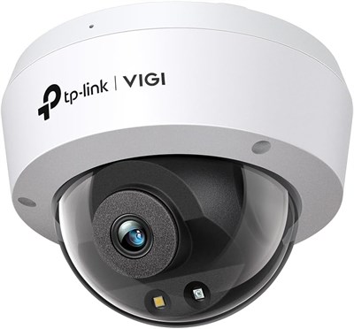Купольная сетевая интеллектуальная камера видеонаблюдения TP-Link VIGI 5 Мп, полноцветная, с функцией обнаружения на базе искусственного интеллекта, сжатием H.265+, широким динамическим диапазоном 120 дБ, IK10, IP67, PoE/12 В постоянного тока, двустороння 1000014656 - фото 559729
