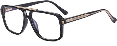 Большие мужские очки TR90 с полной оправой, квадратные, с двойной переносицей, с защитой от синего света 1000016969