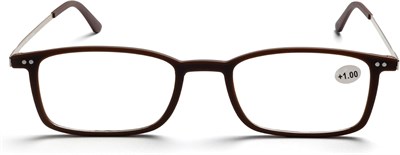 Очки для чтения A&A, блокирующие синий свет, игровые очки для компьютера, антибликовые, с тонким корпусом и магнитом, с ультратонкими современными оптическими солнцезащитными очками для мужчин и женщин, однотонные, коричневые оправа и наконечник 1000016994