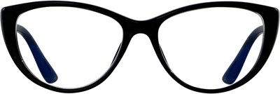 Очки ANDWOOD с защитой от синего света, женские, компьютерные, кошачий глаз, прозрачная оправа, кошачий глаз, черная, кошачий глаз, линзы с защитой от синего света, нормальные 1000017025