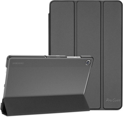 Чехол ProCase Smart Case для Galaxy Tab A9 Plus/A9+ 5g 11 дюймов (2023) SM-X210 SM-X215 SM-X216 SM-X218, тонкий, с жесткой задней панелью, защитный чехол-книжка для Galaxy Tab A9 Plus (2023) - черный 1000018573