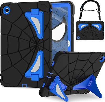 Чехол для Galaxy Tab A9 Plus 11, чехол для Samsung Galaxy Tab A9 Plus 2023, детские чехлы для планшетов с защитой экрана и утолщённым углом, 11 дюймов, чёрно-синий 1000018709