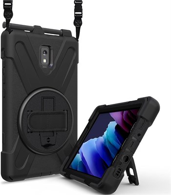 Чехол Goshyda для планшета Active 3 2020 T570 T575 8 дюймов, тонкий, ударопрочный, защитный чехол для планшета с вращающейся на 360° подставкой, регулируемым ремнем на руку, подставкой-подставкой и плечевым ремнем, Goshyda23wpgyfatr 1000018750