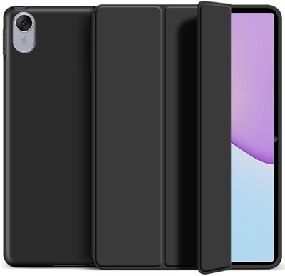 Чехол-книжка NESLIN для планшета Huawei Matepad 11,5" 2025/2023, тонкий, складывающийся в три раза, ударопрочный, из сотового ТПУ, с прочной и долговечной подставкой + чехол с функцией автоматического пробуждения/режима сна (черный) 1000018757