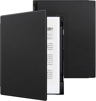 Чехол, совместимый с планшетом Remarkable 2, тонкий и легкий, с подставкой, с твердой задней частью и держателем для ручки, совместимый с планшетом Remarkable 2 Paper Tablet 10,3", выпущенным в 2020 году (черный) 1000018765