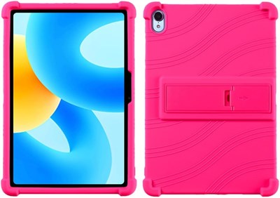 Чехол-подставка для планшета Huawei Matepad 2023 11,5 дюйма, силиконовый защитный чехол (розово-красный) 1000018791