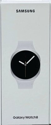 Samsung Galaxy Watch 8 (версия для Латинской Америки) SM-L330NZ (44 мм) Bluetooth, фитнес-трекер с функцией отслеживания состояния здоровья, пульса, сна и тренировок (серебристый/белый ремешок SM-L330NZSALTA) 1000020449