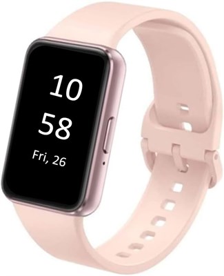 SAMSUNG Galaxy FIT 3 [2024] 1,6-дюймовый AMOLED-дисплей | 14 дней автономной работы | Более 100 циферблатов | Более 100 режимов тренировок | Международная модель - (розовый) 1000020456