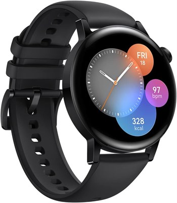 Смарт-часы Huawei Watch GT 3 (42 мм) с GPS и Bluetooth — цвет «Ночной черный». 1000020466