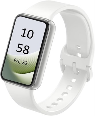 SAMSUNG Galaxy FIT 3 [2024] 1,6-дюймовый AMOLED-дисплей | 14 дней автономной работы | Более 100 циферблатов | Более 100 режимов тренировок | Международная модель - (серебристый) 1000020475