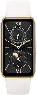 HUAWEI Band 9, комфортное ношение в течение всего дня, отслеживание сна, быстрая зарядка, длительный срок службы батареи, интеллектуальная регулировка яркости, 100 различных режимов тренировки, совместимость с iOS и Android, белый цвет. 1000020484