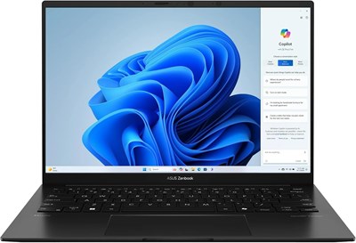Ноутбук ASUS Zenbook 14" OLED WUXGA с сенсорным экраном, процессор AMD Ryzen 7 8840HS, 16 ГБ ОЗУ, SSD 512 ГБ, Windows 11 Home, цвет: черный (Jade Black) | 90NB1272-M000R0 1000020557
