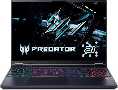 Игровой ноутбук Acer Predator Helios Neo 16, процессор Intel Core Ultra 9-275HX 14-го поколения, 24 ядра, до 5,4 ГГц / 32 ГБ DDR5 6400 МГц / 1 ТБ SSD / 8 ГБ NVIDIA® GeForce® RTX 5070 / 16-дюймовый WQXGA IPS-экран, 240 Гц / Windows 11 / WiFi-6 / Цвет: черн 1000014873