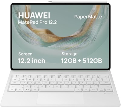 Планшет HUAWEI MatePad Pro 12,2 дюйма PaperMatte Tendem OLED, 12 ГБ + 512 ГБ Wi-Fi, в комплекте клавиатура + стилус M-Pencil 3-го поколения, бесплатные подарки, пожизненная бесплатная подписка на WPS Office + 3 месяца Huawei Care+, зеленый. 1000012954