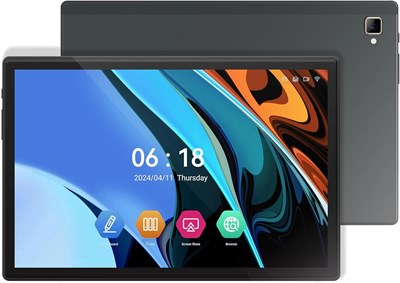 Планшет Porodo 10.1" FHD 8+128 ГБ 8+13 МП 6000 мАч - черный 1000020817