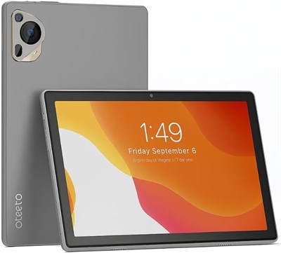 Oteeto Tab 18, 10,1-дюймовый планшет на Android, камера 8 МП + 13 МП, аккумулятор 8000 мАч, восьмиядерный процессор 2,0 ГГц, Android 15 1000020831