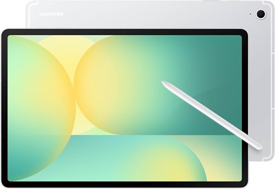 Планшет Samsung Galaxy Tab S10 FE 128 ГБ WiFi на базе Android, большой дисплей, длительное время автономной работы, процессор Exynos 1580, защита от воды и пыли IP68, стилус S Pen для заметок, версия для США, 2 года гарантии производителя, серебристый. 1000020840