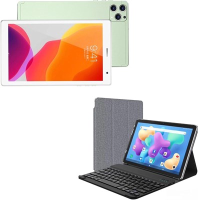 8-дюймовый планшет Android серии S802, 2 ГБ ОЗУ, 32 ГБ ПЗУ, Wi-Fi, с клавиатурой, мышью и аксессуарами, поддержка двух SIM-карт - зеленый 1000020847