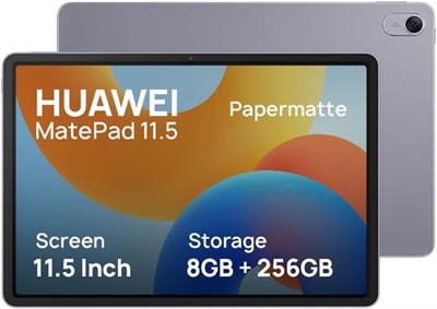 Планшет HUAWEI MatePad 11.5 PaperMatte Edition, 11,5-дюймовый дисплей FullView 2.2K, 8 ГБ + 256 ГБ, с клавиатурой Smart Keyboard, стилусом M-Pen Lite, аккумулятором 7700 мАч, камерой 13 МП, Wi-Fi, HUAWEI Notes, серый. 1000020886