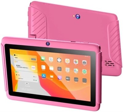 Планшет Tab 4 — 10,1 дюйма с дисплеем высокого разрешения, быстрым процессором, 4 ГБ оперативной памяти, 128 ГБ встроенной памяти, Wi-Fi, Android 11 — идеально подходит для просмотра потокового видео, игр и работы (розовый, синий, красный, зеленый). 1000021051