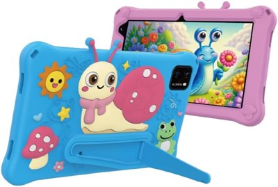 Планшет Modio Kids Tab M750, 7-дюймовый Android, 64 ГБ ПЗУ, 4 ГБ ОЗУ, 4G LTE, Wi-Fi, двойная камера, защитный чехол для детей, розовый/синий 1000021099