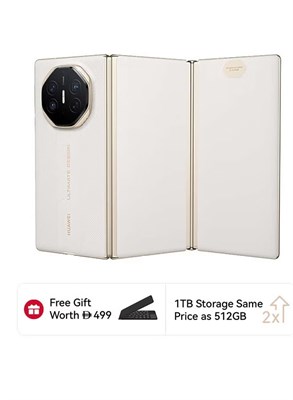 Huawei Смартфон Mate XT Super Slim с трехсекционным дизайном, 16 ГБ + 1 ТБ памяти, усовершенствованная система шарниров с высокой точностью, камера XMAGE с ультравысокой диафрагмой, 10,2-дюймовый дисплей 1000021459