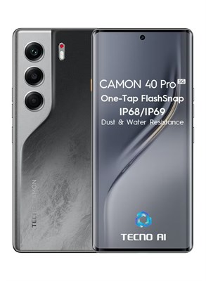 Camon 40 Pro Dual SIM Galaxy Black 12GB RAM 256GB 5G - версия для Ближнего Востока 1000021462