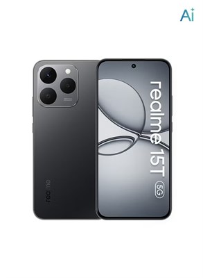 realme 15T в цвете Titanium, 12 ГБ ОЗУ, 256 ГБ памяти, 5G — версия для Ближнего Востока 1000021493