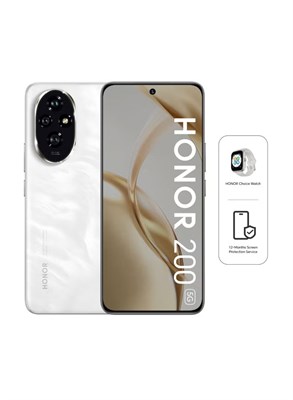 HONOR 200 5G Dual SIM 12GB MoonLight White 12GB RAM + 512GB With Free Choice Watch - Middle East Version 1000021498